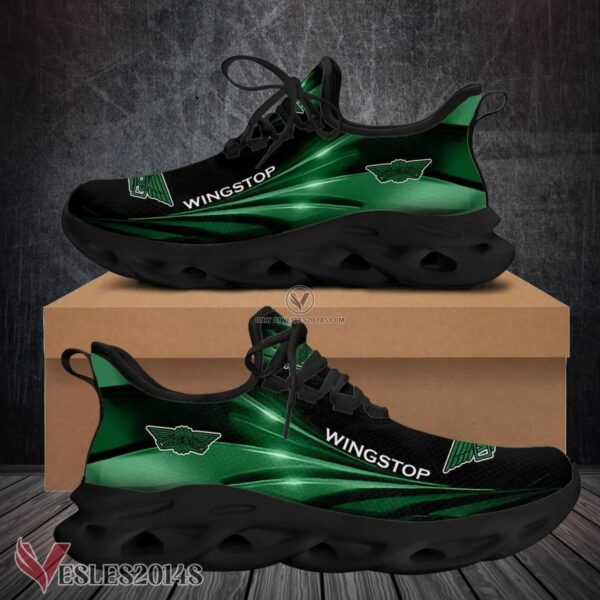 Wingstop Logo Custom Shoes, Best Running Shoes For Fans - Vesles2014S