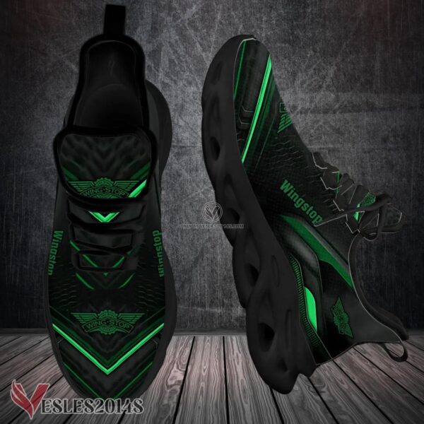 Wingstop Logo Custom Shoes, Best Running Shoes For Fans - Vesles2014S