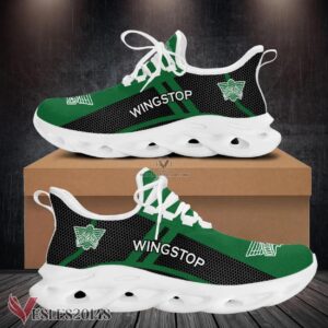 Wingstop Logo Custom Shoes Style 2, Best Running Shoes For Fans - Vesles2014S 1
