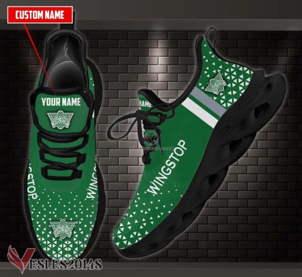 Wingstop Logo Custom Shoes Style 4, Best Running Shoes For Fans - Vesles2014S