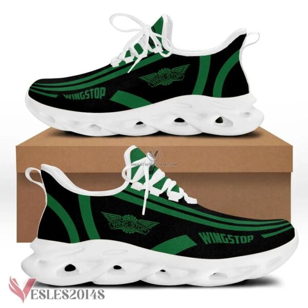 Wingstop Logo Custom Shoes Style 6, Best Running Shoes For Fans - Vesles2014S 1