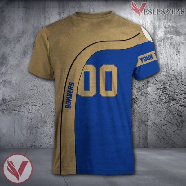 Winnipeg Blue Bombers Curve Customizable Shirt, Unique Gifts For CA Football Fans - Vesles2014s 1