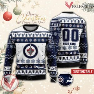 Winnipeg Jets Hockey Custom Ugly Christmas Sweater, Unique Gift For Fans - Vesles2014s