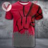 Wisconsin Badgers Basketball Grunge Pattern Unique Personalized T Shirts - Vesles2014S