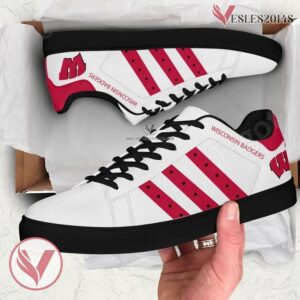 Wisconsin Badgers Hockey Stan Smith Shoes For Men And Womens - Vesles2014s 1