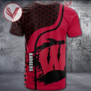 Wisconsin Badgers NCAA Custom Shirt, Unique Sport Gifts For Fans - Vesles2014s 1
