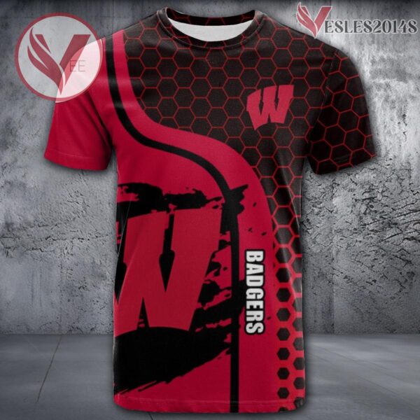 Wisconsin Badgers NCAA Custom Shirt, Unique Sport Gifts For Fans - Vesles2014s