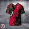 Wisconsin Badgers NCAA With Red Poppy Flower 3D Shirt, Unique Gift For Fans - Vesles2014S
