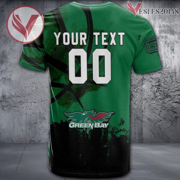 Wisconsin-Green Bay Phoenix Basketball Grunge Pattern Unique Personalized T Shirts - Vesles2014S 1