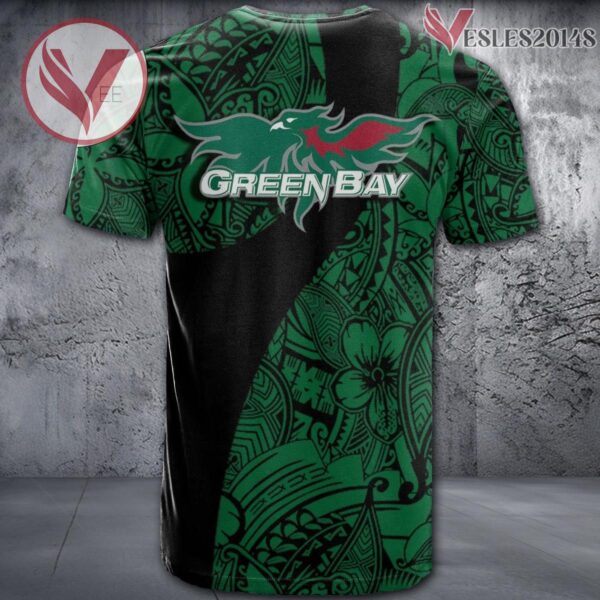 Wisconsin-Green Bay Phoenix NCAA Polynesian Pattern Shirt, Unique Gifts For Fans - Vesles2014s 1