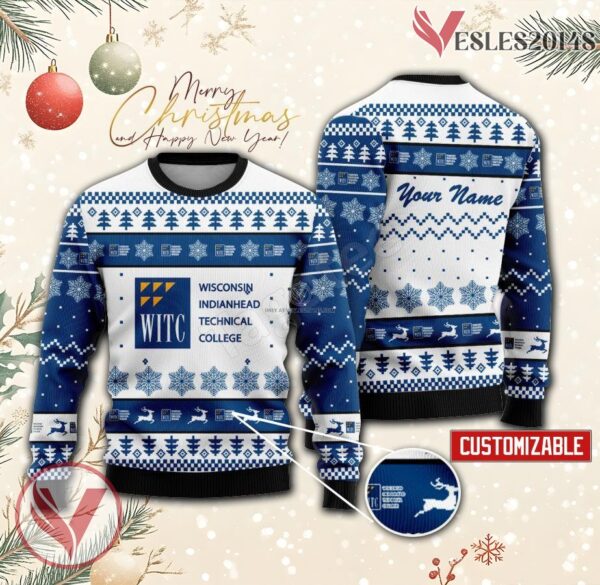 Wisconsin Indianhead Technical College Custom Ugly Christmas Sweater, Unique Gift For Fans - Vesles2014s