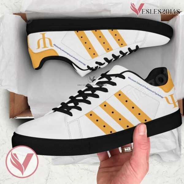 Wisconsin School of Professional Psychology Print Stan Smith Shoes, Unique Sneaker For Fans - Vesles2014s 1