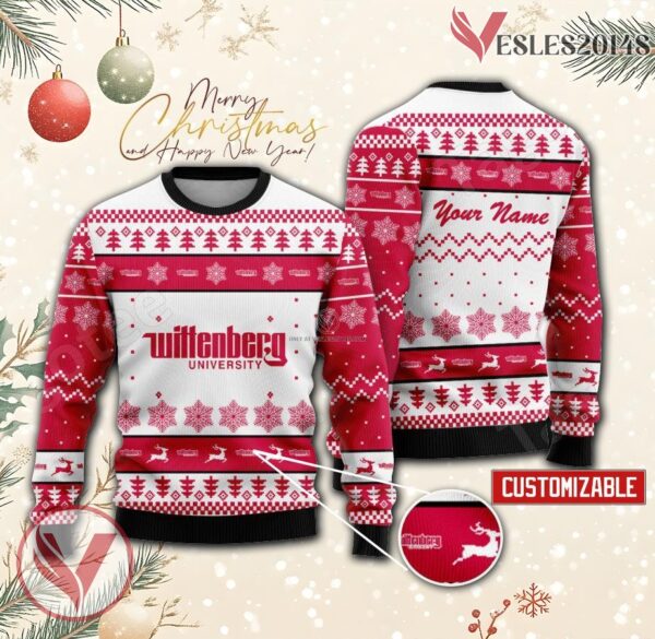 Wittenberg University Custom Ugly Christmas Sweater, Unique Gift For Fans - Vesles2014s
