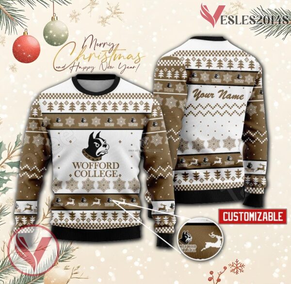 Wofford College Custom Ugly Christmas Sweater, Unique Gift For Fans - Vesles2014s