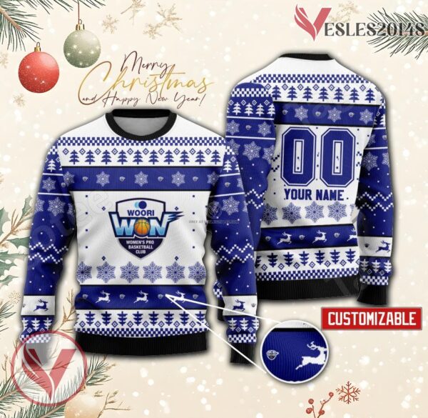 Woori WON Women Basketball Custom Ugly Christmas Sweater, Unique Gift For Fans - Vesles2014s