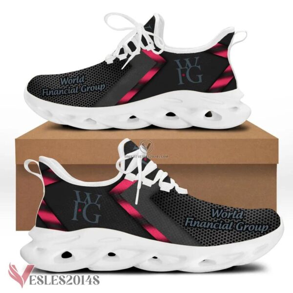 World Financial Group Logo Custom Shoes, Best Running Shoes For Fans - Vesles2014S 1