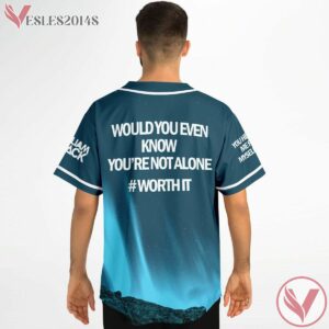 Worth It Sky Aurora Michael custom Baseball Jersey - Vesles2014s 3