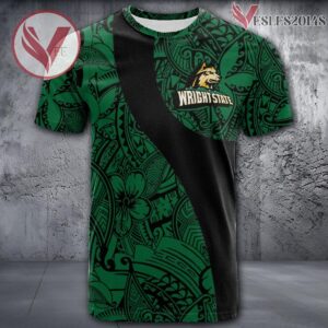 Wright State Raiders NCAA Polynesian Pattern Shirt, Unique Gifts For Fans - Vesles2014s