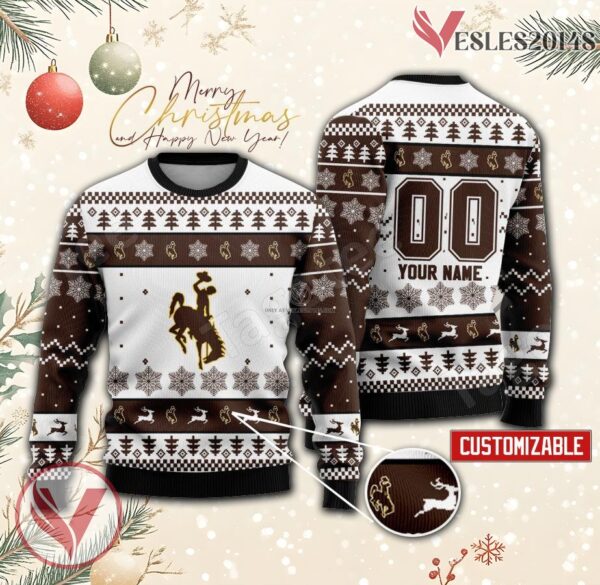 Wyoming College Rugby Custom Ugly Christmas Sweater, Unique Gift For Fans - Vesles2014s