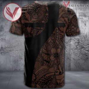 Wyoming Cowboys NCAA Polynesian Pattern Shirt, Unique Gifts For Fans - Vesles2014s 1