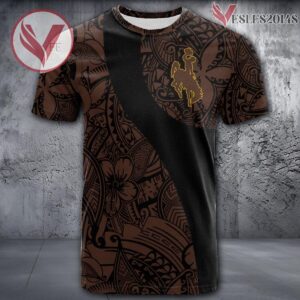 Wyoming Cowboys NCAA Polynesian Pattern Shirt, Unique Gifts For Fans - Vesles2014s