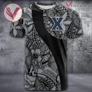 Xavier Musketeers NCAA Polynesian Pattern Shirt, Unique Gifts For Fans - Vesles2014s