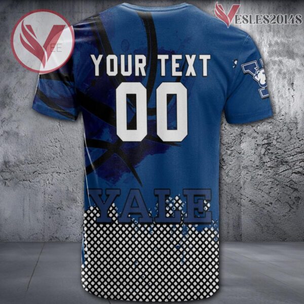 Yale Bulldogs Basketball Grunge Pattern Unique Personalized T Shirts - Vesles2014S 1