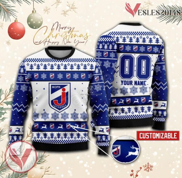 ZORK Jagodina Handball Custom Ugly Christmas Sweater, Unique Gift For Fans - Vesles2014s