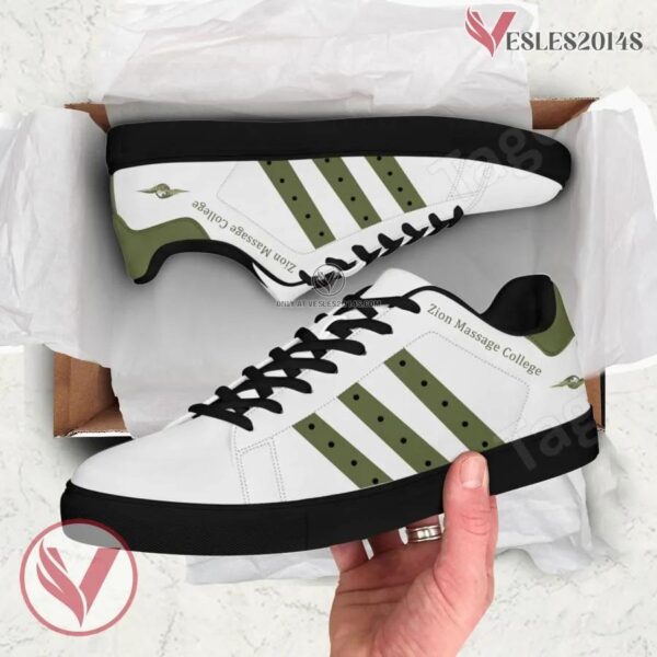 Zion Massage College Print Stan Smith Shoes, Unique Sneaker For Fans - Vesles2014s 1