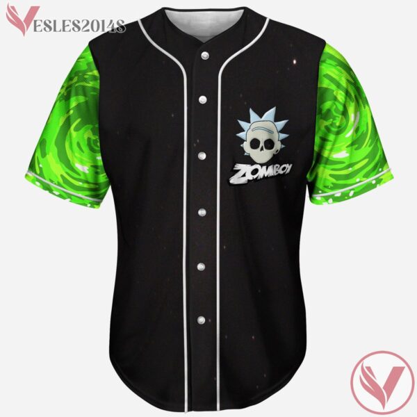Zomboy Rick & Morty Wubba Lubba Dub Dub Rave Baseball Jersey for EDM Festivals - Vesles2014s 1