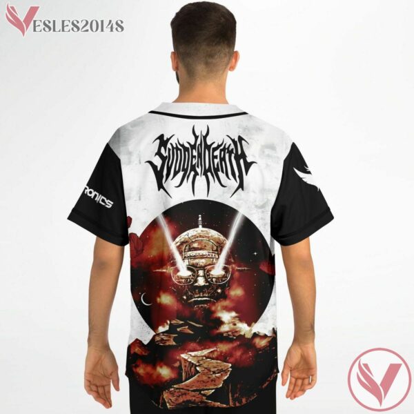 Zomboy Slander Subtronics Svdden Death Cross Over Baseball Jersey For EDM Festivals - Vesles2014s 3