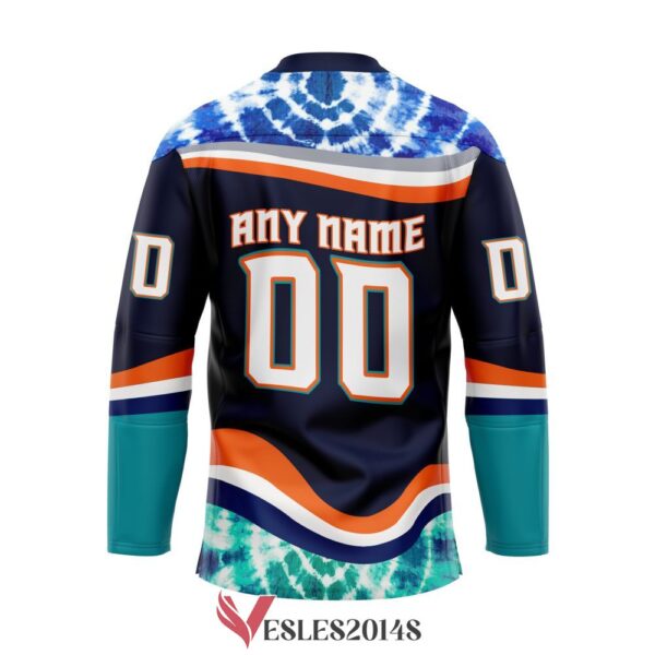 Grateful Dead & New York Islanders Personalized Hockey Jersey 2